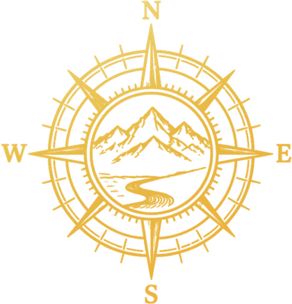 True North Healing compass logo